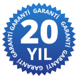 20 yıl garanti